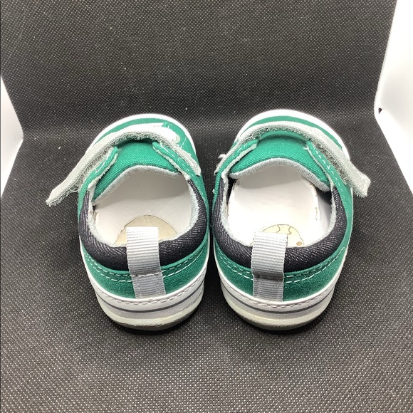 See Kai Run - Stevie II Green/Gray Baby Sneakers - Picture 2 of 4